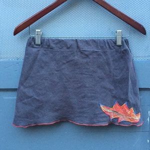 Closet Clear Out! Hemp skirt with appliqué.